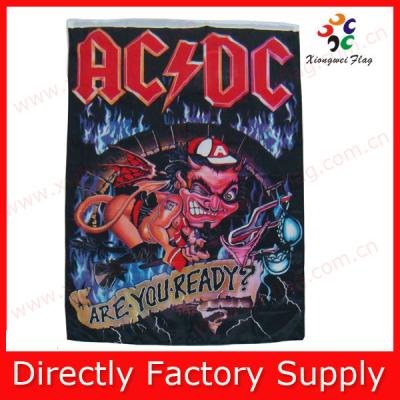 China Australia Hanging ACDC Are You Ready Custom Flag for sale