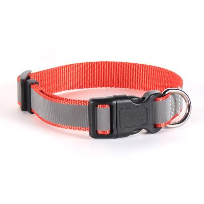 China Padded Low Price Guaranteed Quality Training Collars Plain Nylon Led Dog Collar for sale