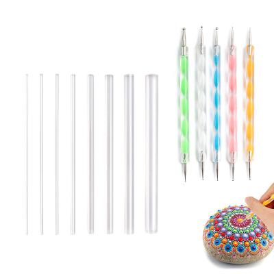 China Nail Art Tools /13 Pcs Acrylic Nail Dotting Pen Set Mandala Nail Painting Dotting Tool Kit Clay Tools Set Transparent Soft for sale