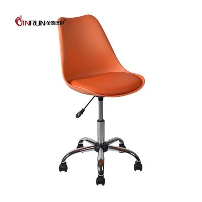 China Null Modern Plastic Dining Chair With Metal Base for sale