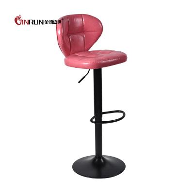 China PU Null Leather Cover Upholstered Bar Stool for sale