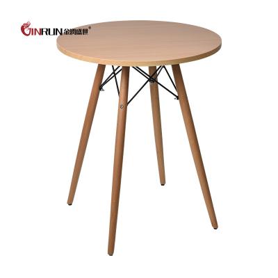 China Blank Modern Design Bar Top Wooden Table for sale