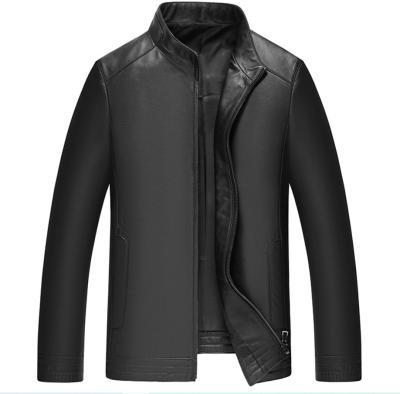 China Wholesale Vintage Breathable Genuine Sheepskin Leather Jackets For Men for sale