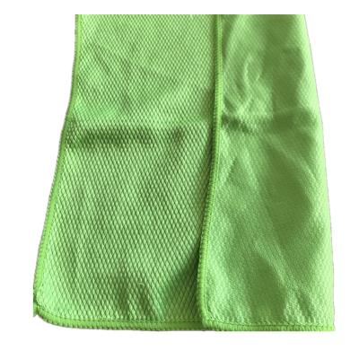 China QUICK DRY Net Microfiber Cloth Microfiber Fish Scale Free Cleaning Cloth for sale