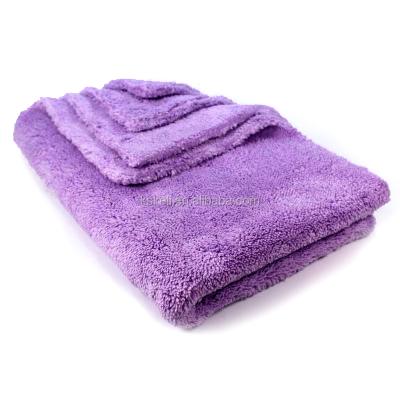 China Sustainable Microfiber Car Wash Towel Microfiber Plush Towel for sale