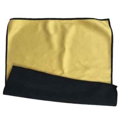 China Sustainable Double Side Glass Microfiber Cleaning Towel for sale