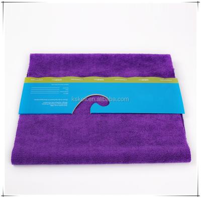 China Sustainable Microfiber Ultrasonic Cut Cleaning Cloth With Hearder Card for sale