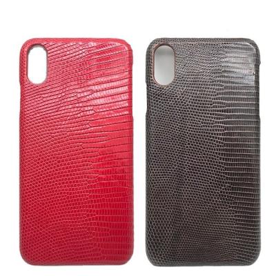 China Luxury/Exotic Leather Cell Phone Cases Leather Protective Mobile Covers/Unique Custom Exotic Stingray Python Lizard Ostrich /Customize/Low MOQ OEM/ODM Real for sale