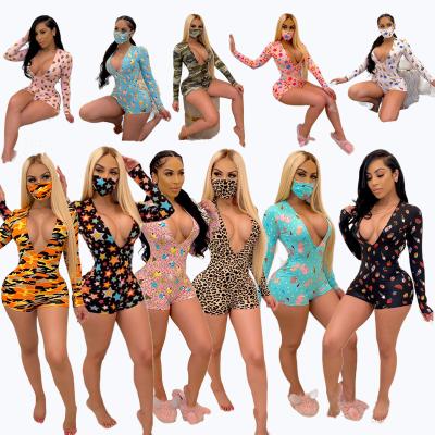 China Factory direct QUICK DRY Amazon hot plus size jumpsuit pajamas women sexy pajamas sleep wear pajamas for sale