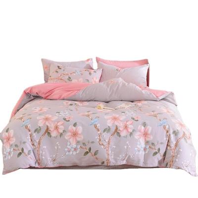 China 100% luxury comforter bed sheet set sales cotton soft comfortable home textile cheap top anti-static price anti-static for home hotel for sale