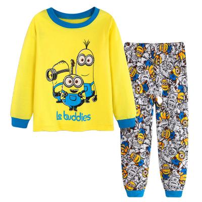 China QUICK DRY kids pajamas set long sleeve pajama two piece pajama set boy's sleepwear kids pajamas for sale