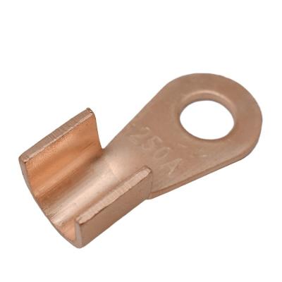 China Wire Factory Connecting Crimp Terminals Open Mouth Copper Terminal Nose OT-60A Cable Connector for sale