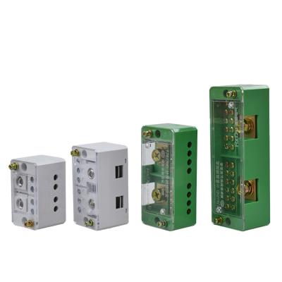 China Fj6 Terminal Block Fj6 Electronic Parallel Household 220v Plastic Electrical Junction Boxes for sale