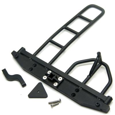 China Durable Durable Aluminum Rear Bumper Mount With Spare Tire Carrier Bracket Set Ladder Stairs For D90 1:10 RC Crawler Car for sale