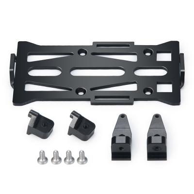 China Durable Durable OEM Aluminum Alloy Battery Holder Bracket Frame For Axial SCX24 90081 1/24 RC Crawler Car Truck Model Upgrade Parts for sale