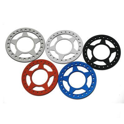 China Durable Durable Climbing Car 2.2 Inch Wheel Hub Beadlock Ring For Wheel AXIAL Appearance TRX-4 1/10 RC Crawler Car (Five Star) for sale