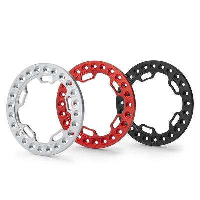 China Durable 1Set 1.9 Inch Wheel Rims Beadlock Ring Alloy Metal Replacement Parts For Axial SCX10 1/10 RC Crawler Car for sale