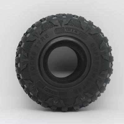 China Durable Durable 2.2 Inch RC Wheels Benchmark Tires 1/10 Scale RC Tires With Foam Inserts for sale