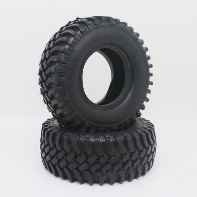 China Durable Goods 1 Set RC Accessories 100MM Wheel 1.9inch Rubber Tires For Axial TRX-4 SCX10 90047 D90 D110 TF2 RC 1/10 Crawler for sale