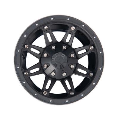 China Durable 1/10 RC Crawler Track Car Parts 2.2 Inch Aluminum Alloy Alu Hubs Wheel 8 Spoke Beadlock Wheels Rims For Axial Appearance for sale