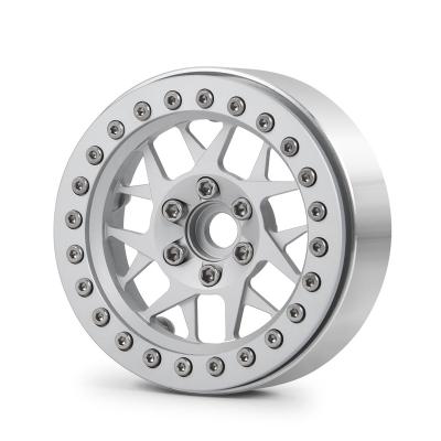 China Durable Durable Upgrade Parts Alloy 2.2 Beadlock Wheel Rims For Axial Appearance TRX4 1/10 RC Rock Crawler Car for sale