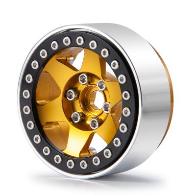 China OEM Long Lasting 1pcs Good Quality 1.9 Inch Beadlock Wheel Rim For Axial 1/10 SCX10 90046 CC01 D90 RC Crawler Car Part for sale