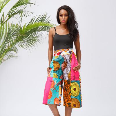 China Africa clothing wholesale africa print wax fashion pants plus size pants for women clothing for sale