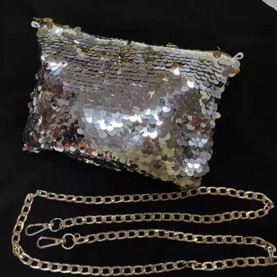 China Hot Sale Fashionable Cotton Sequin With Striping Girls Daily Handbag for sale