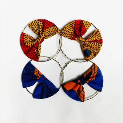 China Newest Polyester Accessories Brand Design Colorful Hot Selling Stud Earrings For Girls for sale