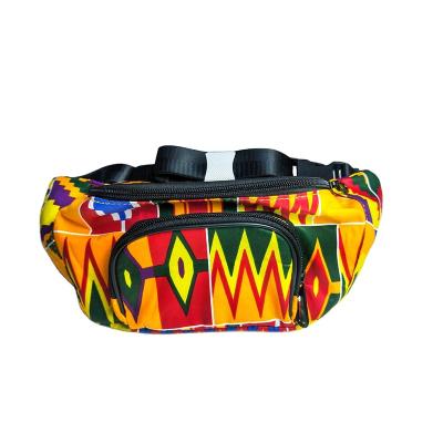 China Handbag Fanny Packs For Women Traditional Waist Bag Wax Printed African Ladies Bags Pussy Pack for sale