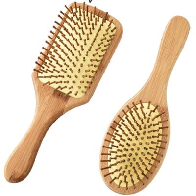 China Wholesale Bamboo Square Cushion Air Cushion Comb Round Head Needle Bamboo Comb for sale