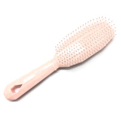 China New Design Compact Candy Hair Brush Private Label Marbling Plastic Hair Brush With Nylon Pin for sale