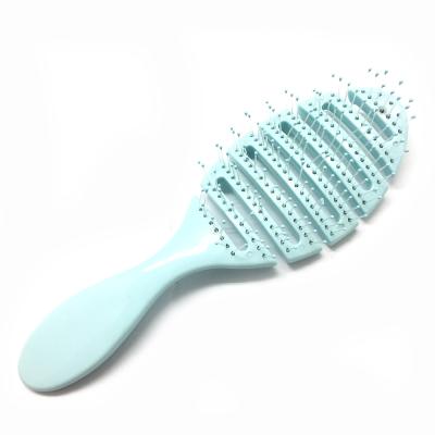 China New Design Fancy Vent Hair Brush Candy Hair Brush With Soft Nylon Pin for sale