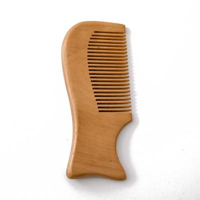 China Home Eco - Friendly Custom Wide Fine Tooth Hair Brush Carving Combs Wooden Hair Comb for sale