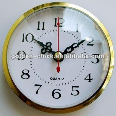 China Plastic insert plastic clock, clock head for sale