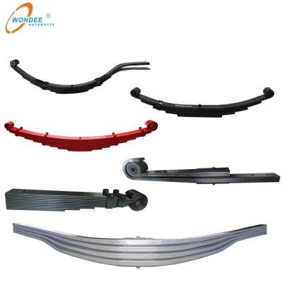 China 60Si2Mn China WONDEE Rear Leaf Spring Manufacturer For Semi Trailer And Truck for sale