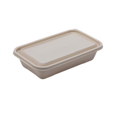 China Hot Sale Direct Selling Biodegradable Cornstarch Disposable Biodegradable Food Bowl Take Away Plastic Container for sale