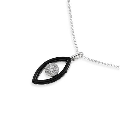 China CLASSIC Manufacturer Supplier Classic Ceramic Eye Design necklace Pendant For Women Gift for sale