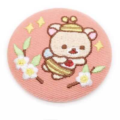 China Hot Sale Clothing Apparel Bag Applique Custom Embroidered Badges For Clothes for sale