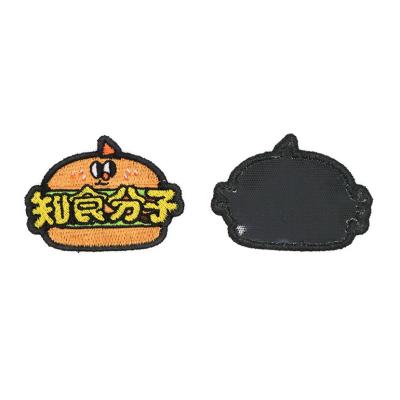 China Iron On Patches 18 Colors Customized Cloth School Embroidery Military Uniform Velcro Patch for sale