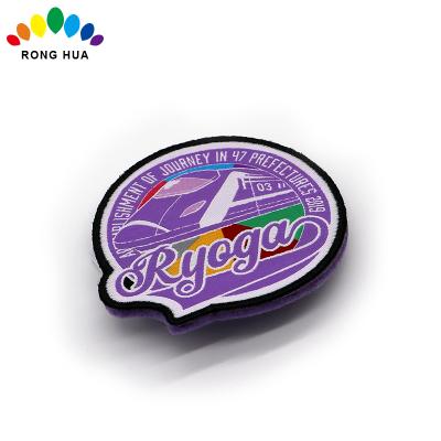 China colorful woven 3D embroidery patch for sale