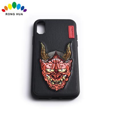 China High Quality Stylish Special Design Embroidery Pattern Mobile Phone Case for sale