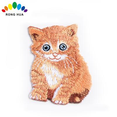 China wholesale new personalized custom made cute animal 3D cartoon embroidery iron on patches for sale