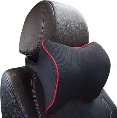 China Business / Car Neck Pillow Luxury Memory Foam - Neck Pain Relieved Cervical Support Black Headrest Workout Adjust Size for sale