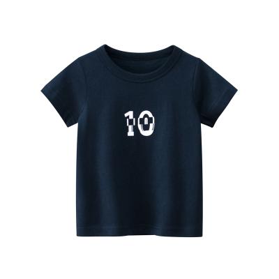 China Kids T Shirts 100% Cotton Breathable Custom Organic Soft Comfortable Skin Friendly Kids Clothes for sale