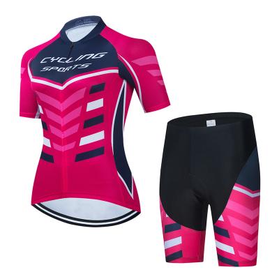 China Breathable Women Cycling Wear Full Uniform High Quality Brethable Bicycle Kit Cycling Wear for sale