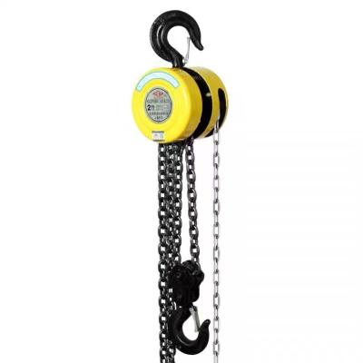 China Durable Construction Material Stores HSZ Round Chain Hoist 1 Ton Hand Chain Hoist for sale