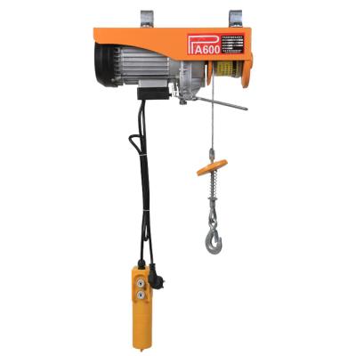 China Small Size-Electric-Portable Mini Rope Electric Wire Hoist Crane From Factory Wholesale Price for sale