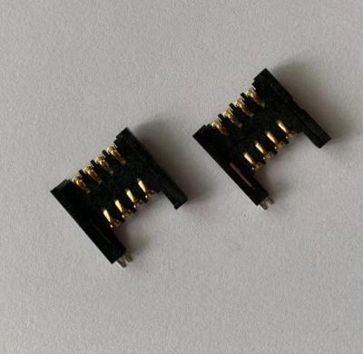 China 30.34x17x2.4mm ABS Zes Pin Micro Sim Card Connector Te koop