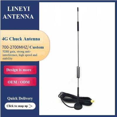 China Antenas de SMAJFME 2700MHz 4G, antena de la ventosa 5dbi en venta